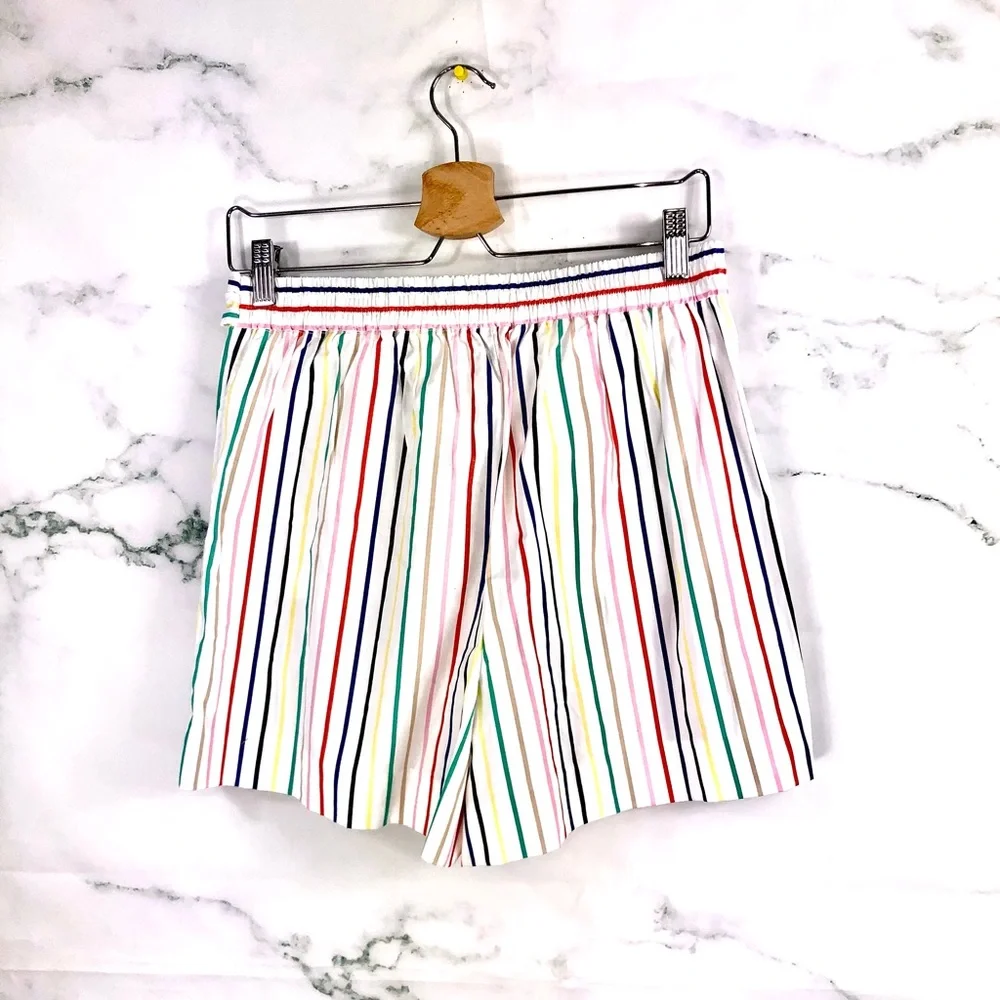 4 for $25 NEW WITH TAGS J. CREW Rainbow Stripe Paperbag